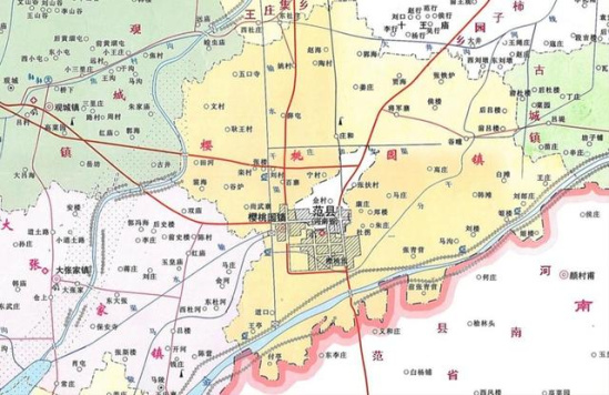 莘县樱桃园镇地图图片