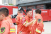 南京消防116名官兵跨区域驰援山东寿光灾区