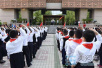 入队课程活力开启--中原区桐淮小学举行入队仪式