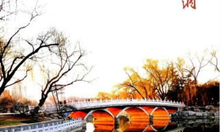美不胜收！北京陶然亭公园现“金光穿洞”奇景
