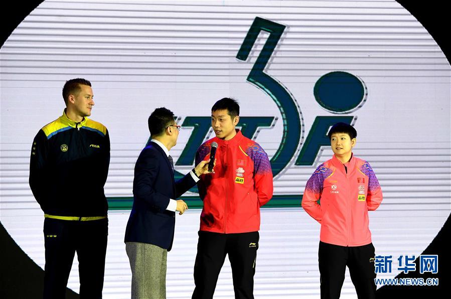 （体育）（4）乒乓球——2019国际乒联世界巡回赛总决赛抽签仪式在郑州举行